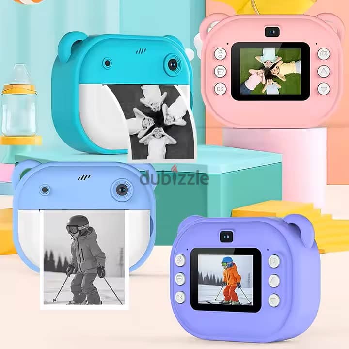 Kids Instant Print Camera Kids Camera 1080P Digital Camera 8