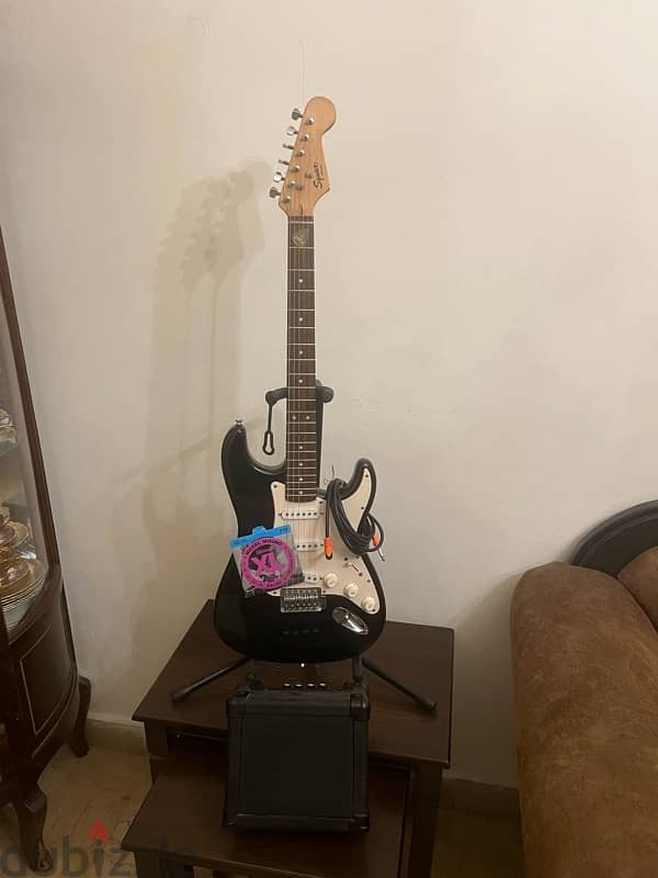 Squier by fender electric guitar amp Ibanez 0