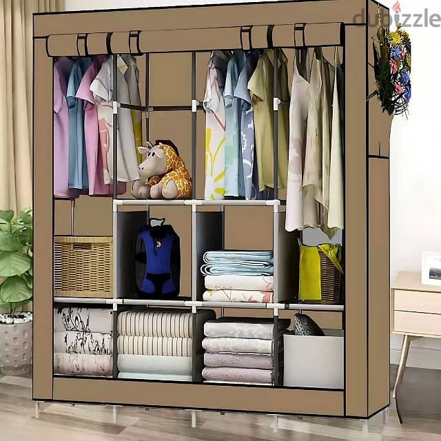 Large Storage Wardrobe for Clothes, Towels & Shoes Organization 2