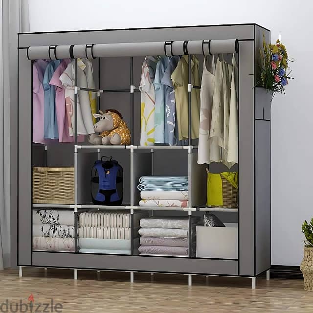 Large Storage Wardrobe for Clothes, Towels & Shoes Organization 6