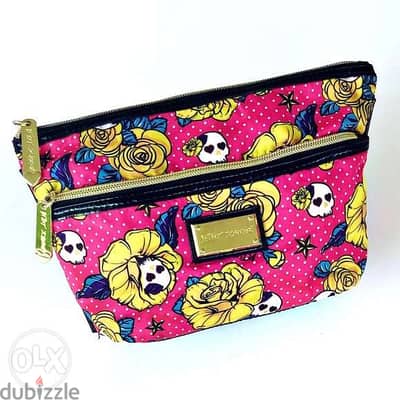 Betsey Johnson USA makeup bag