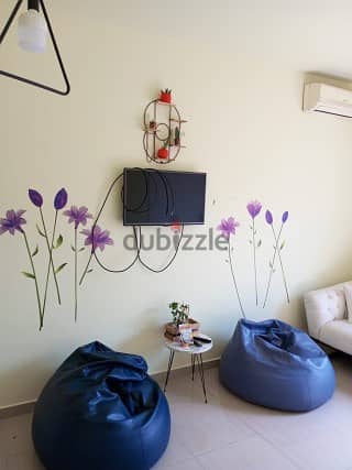 120 Sqm | Fully furnished apartment for rent in Hadath 2