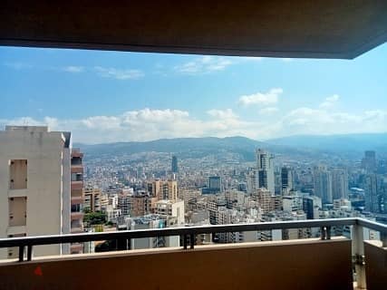 200 Sqm | Fully furnished apartment for rent in Achrafieh|Sea view 1