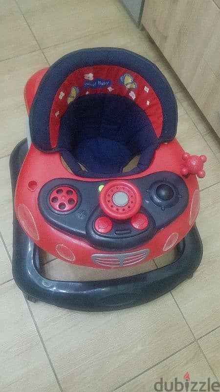 car seat and baby walk for sale 3