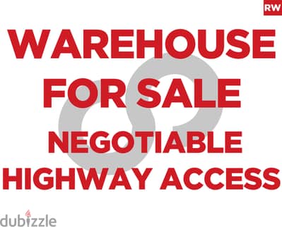 100 SQM WAREHOUSE IN NEW SHEILEH AREA ! REF#RW01337 !