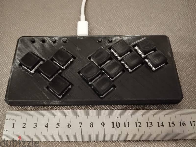 Arcade fighting game mechanical keyboard controller 1