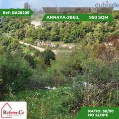 Prime location land in Annaya ارض موقع متميز في عنايا 0