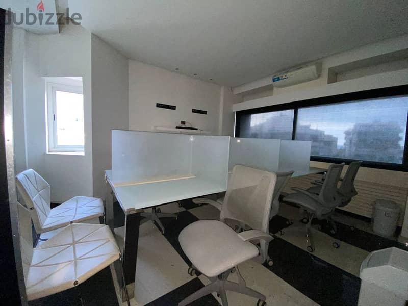 Office for Rent in Jounieh/ Furnished 110 SQM - مكتب للايجار في جونيه 1