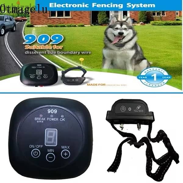 909 Safety Pet Dog Electric Fencing System 0