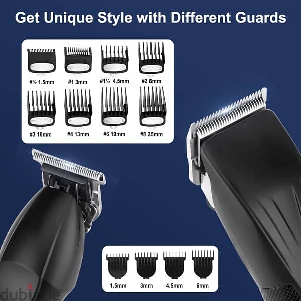 Suttik Professional Hair Clipper and Trimmer Set 3