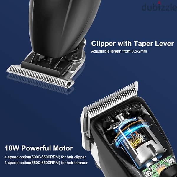 Suttik Professional Hair Clipper and Trimmer Set 4