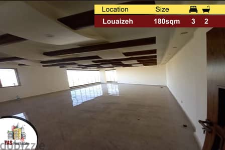 Louaizeh 180m2 | New | Open View | Calm Street | PA |