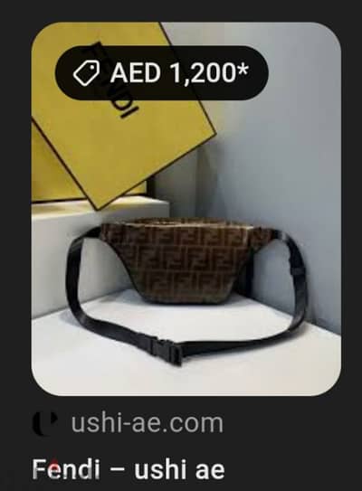 original brand new Fendi belt bag made in italy/شنطه بطن فندي أيطاليه