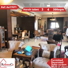 Furnished apartment in Horsh Tabet شقة مفروشة في حرش تابت 0