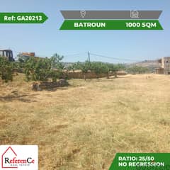 privileged location land in Batroun ارض بموقع مميز في البترون 0