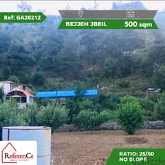 Prime land for sale in Bejjeh Jbeil ارض مميزة للبيع في بجة جبيل 0