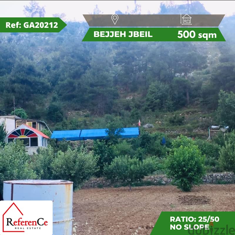 Prime land for sale in Bejjeh Jbeil ارض مميزة للبيع في بجة جبيل 0