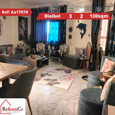 Decorated apartment for sale in Blaybel شقة لقطة للبيع في بليبل