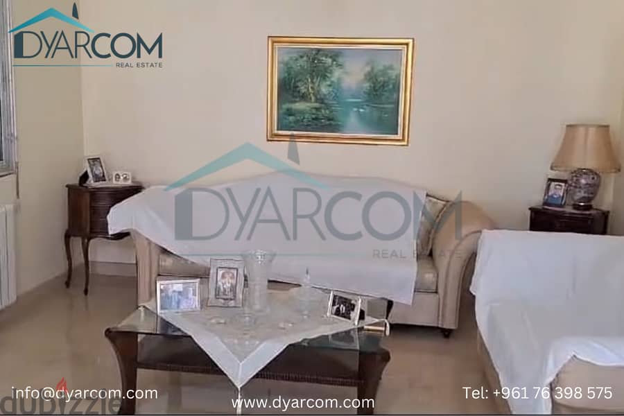 DY2051 - Mazraat Yachouh Spacious Apartment for Sale! 0