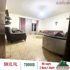 90 SQM  Apartment for sale in Sin El Fil 0