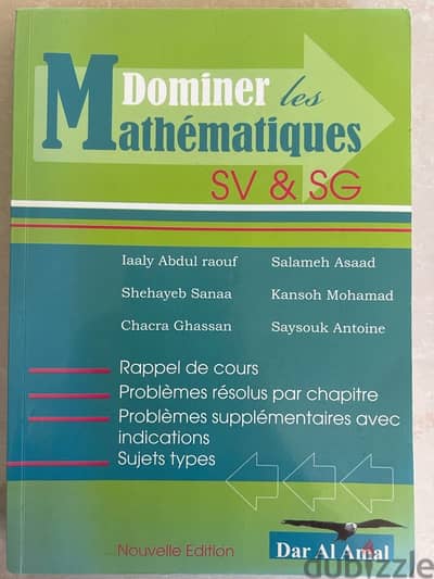 Dominer Les Math Annal