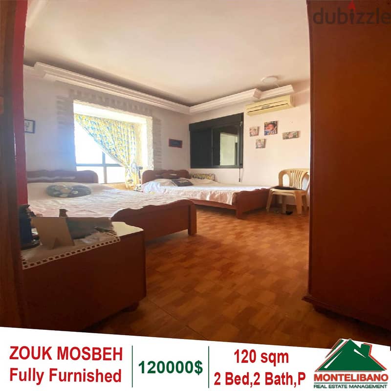 120 Sqm Fully Furnished Apartment in Zouk Mosbeh 3