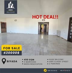 Biyada Hot Deal 450 sqm for 430000$ very classy street! 0