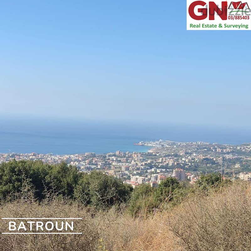 Land for Sale In Batroun ارض للبيع في البترون 1