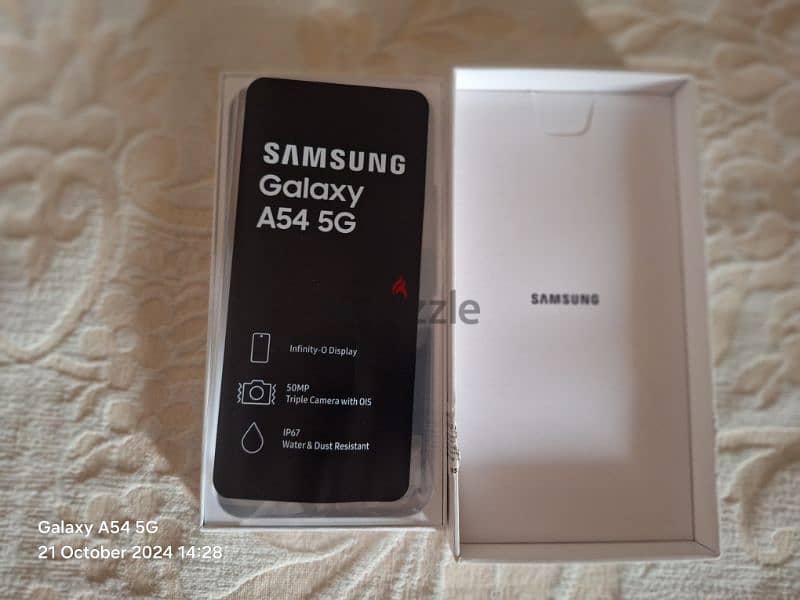 Galaxy A54 5g ram 8 256 Open Box 70 940 773 1