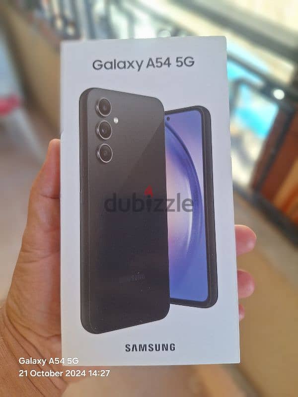 Galaxy A54 5g ram 8 256 Open Box 70 940 773 2