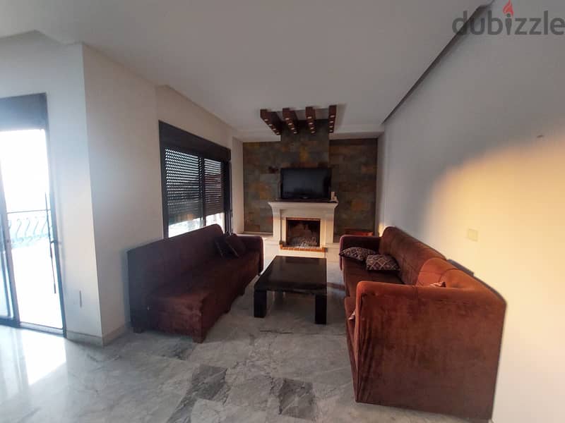 310 SQM Furnished Duplex in Zikrit, Metn with a Breathtaking Sea View 2