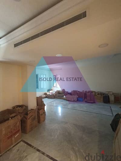 A 300m2 Apartment having an Open Sea View for Rent in Beirut/Downtown