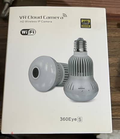 Camera Light Bulb 360 VR Cloud