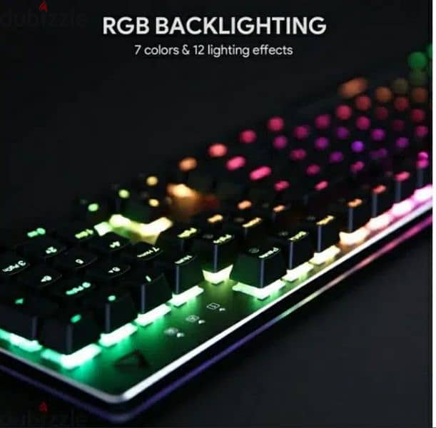 AUKEYmechanical gaming keyboard RGB Backlight: The KM-G12/ 3$ delibery 4