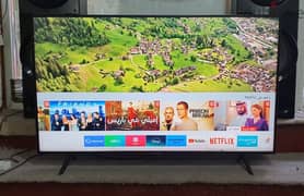 شاشة سامسونج اورجنال 55انش LED سمارت4k UHD 0