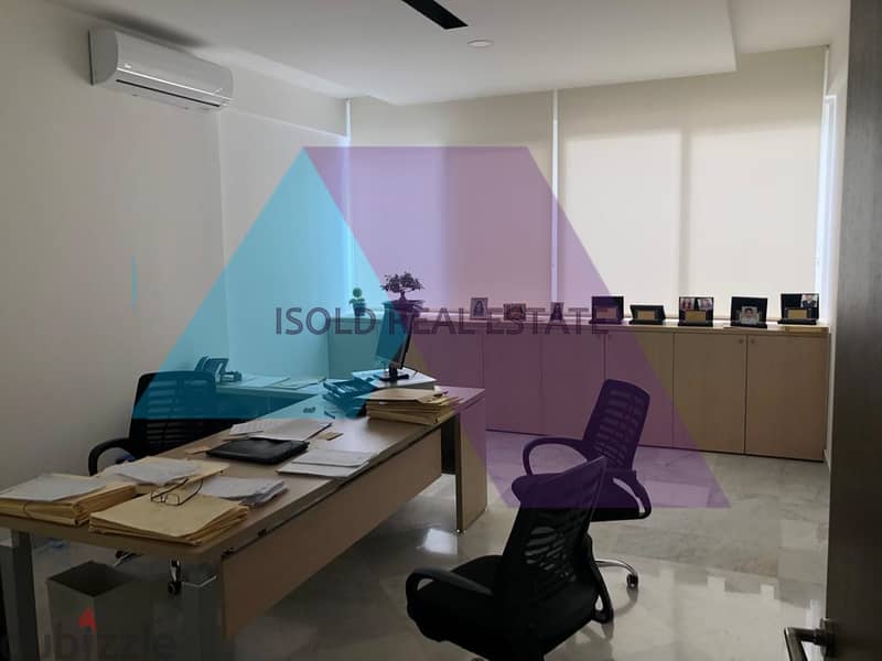 Fully furnished 200 m2 office for rent in Horech Tabet/Sin El Fil 0