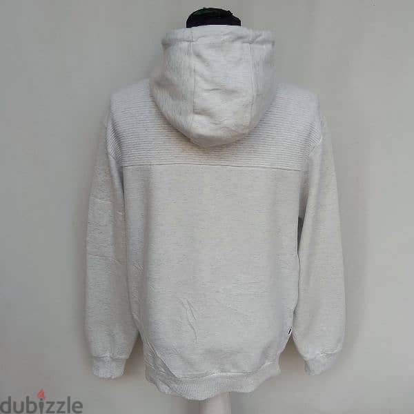 Original "Angelo Litrico" Light Grey Full Zip Hoodie Size Men Med/Lar 1