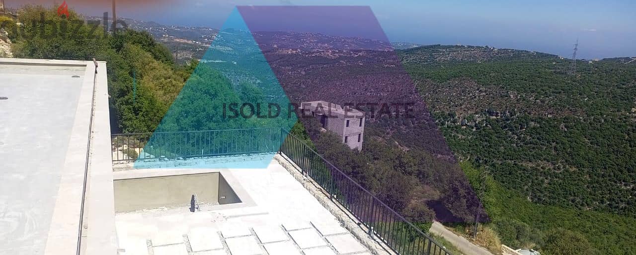 A 200 m2 villa+ Garden &Pool +Open mountain view for sale in Batroun 4