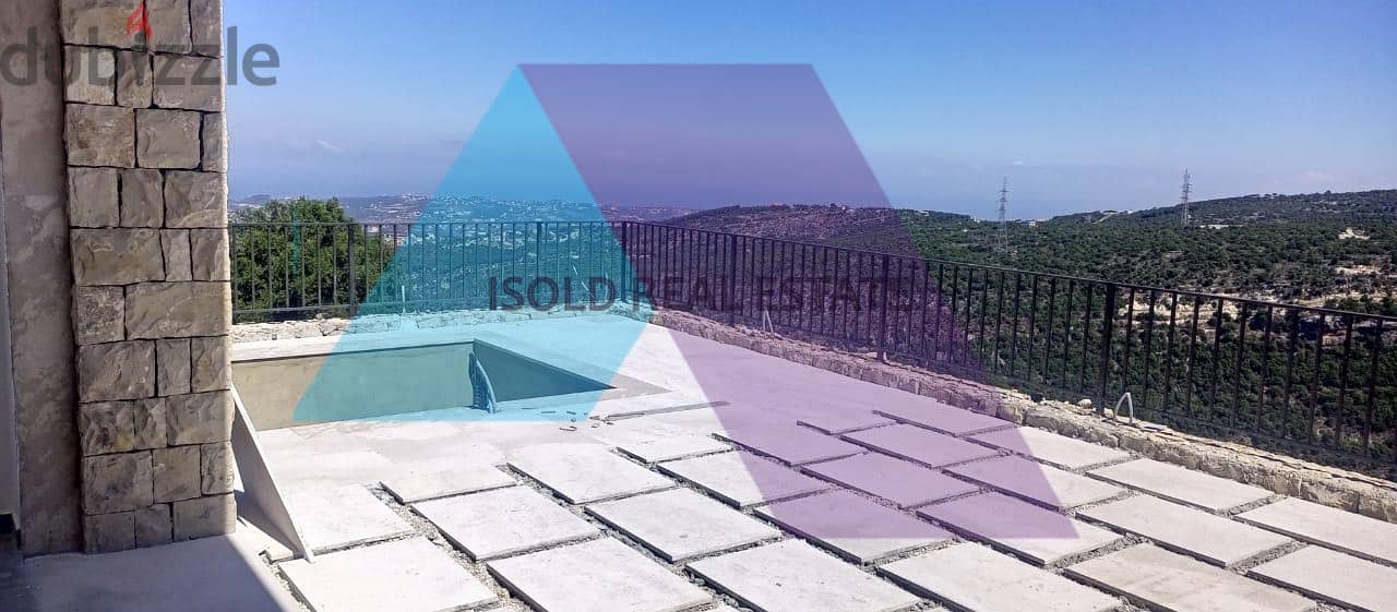 A 200 m2 villa+ Garden &Pool +Open mountain view for sale in Batroun 6