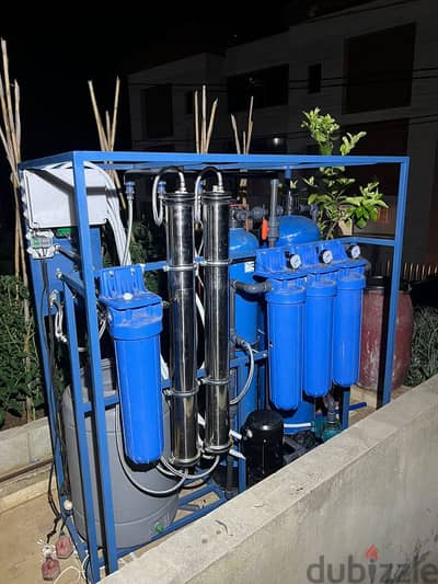 water filtration system محطة فلاتر كاملة