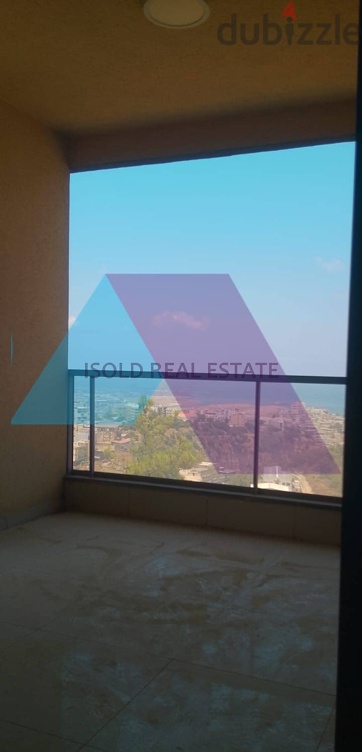 Brand new 200 m2 apartment having an open view for sale in Ain Saade 1