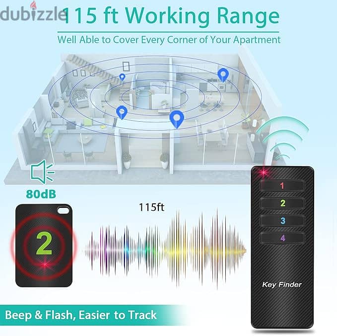 Key Finder - item finder - no App - No Wifi 2