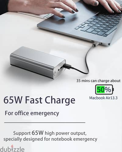 Laptop Emergency Charger/Powerbank - Power bank with DC feature