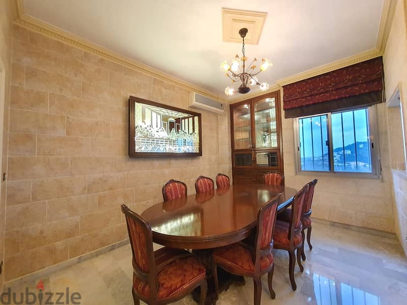 Dik El Mehdi | Furnished/Equipped/Decorated 3 Bedrooms Apart | View 4