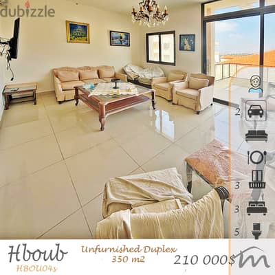 Hboub | 350m² Duplex | Terrace | 5 Balconies | Building Age 5 | View