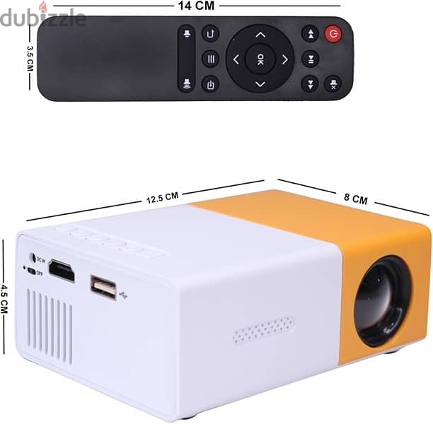 PVO Mini LED Projector G300 1