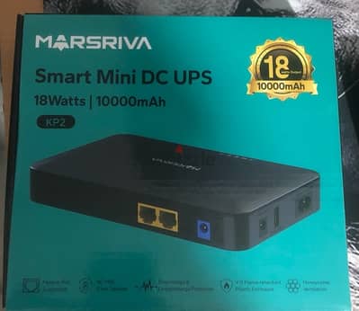 Marsriva Smart Mini DC UPS 10,000mAh 14 hours+