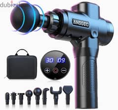 ANSGEC Muscle Massage Gun with 30 Speeds 8 Massage Heads 0