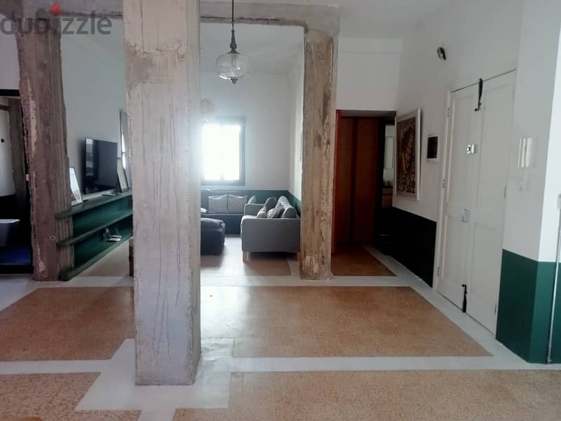 200 Sqm | Furnished & Decorated Apartment For Rent In Mar Mikhael 2