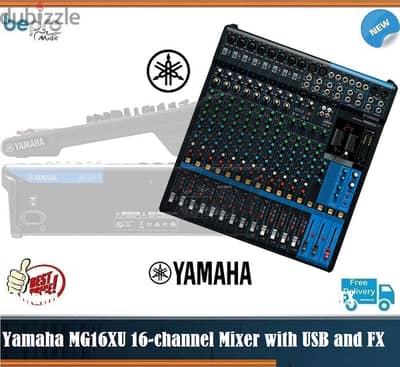 Yamaha MG16XU 16-channel Mixer with USB and FX